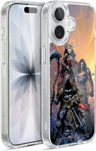 Vista 30 de Head Case Designs Funda de gel con licencia oficial de la Liga de la Justicia DC Comics #10 Darkseid War Comic Book Cover