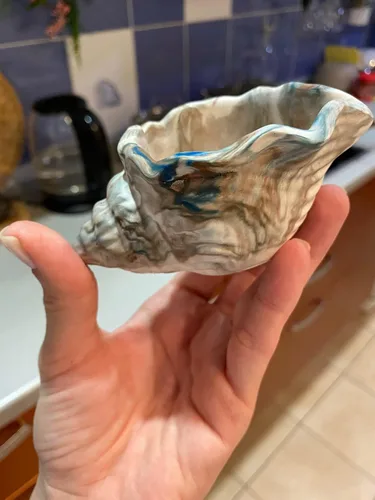 Vista 7 de Moldes de silicona para tarro de vela, molde de vela de caracola, forma de concha, molde de contenedor de plantación de suculentas para hacer