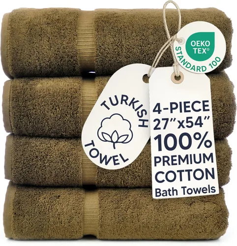 Vista 42 de Chakir Turkish Linens Toallas turcas de alta calidad 100% algodón para baño, toallas de baño grandes de 30 x 60 pulgadas (4 piezas, rosa)