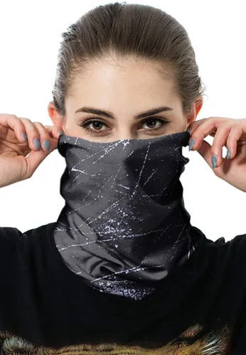 Vista 16 de Bandana unisex multifuncional sin costuras, bufanda para el cuello, gorro, mascarilla para la cara.