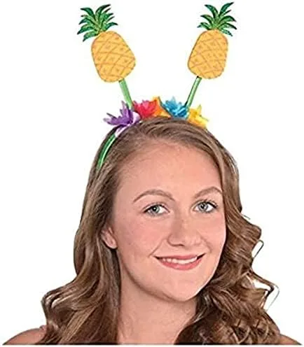 Vista 2 de Diadema de piña de verano, 10 14 x 10 pulgadas, multicolor, 1 pieza