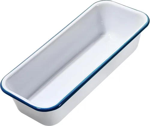 Vista 10 de Webake Sartén esmaltada de 8.5 x 4.5 pulgadas para pan de plátano para hornear, distribución uniforme del calor, sartén antiadherente para pastel