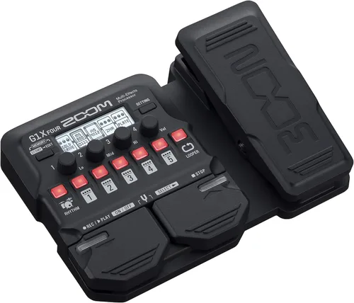 Vista 9 de Zoom G1X FOUR - Procesador multiefectos de guitarra con pedal de expresión, con más de 70 efectos integrados, modelado de amplificador, bucle