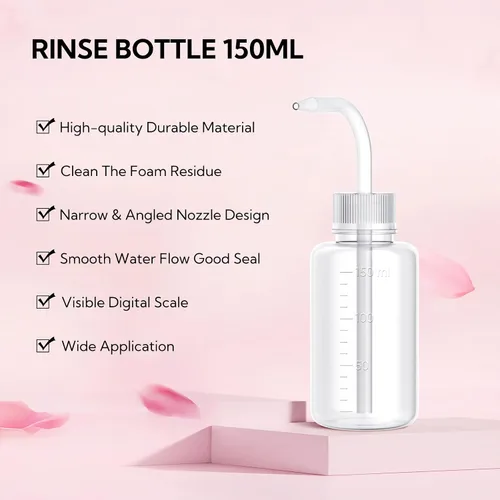 Vista 9 de BREYLEE Champú para extensiones de pestañas, 2 fl oz, botella de enjuague