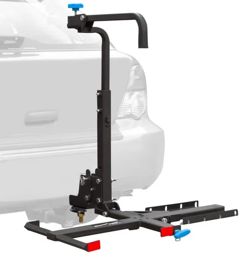 Vista 5 de Silver Spring Plataforma de transporte manual plegable para silla de ruedas con soporte de bola de enganche y función de inclinación para una fácil