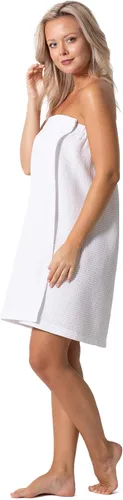 Vista 42 de Robe Direct Quick Dry, Lightweight Waffle Spa/Bath Wrap with Adjustable Closure & Elastic Top