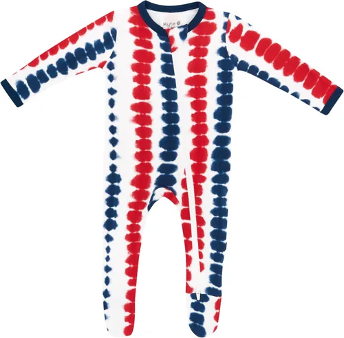 Vista 31 de Kyte Baby - Mameluco unisex con cierre de cremallera, de rayón hecho de bambú, 0-24 meses Barbie Astronauta