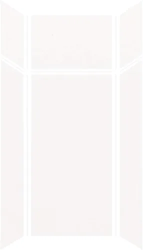 Vista 60 de Transolid EWKX363696-41 Expressions - Kit de pared de ducha de 6 paneles con extensión, 36 pulgadas de largo x 36 pulgadas de ancho x 96 pulgadas