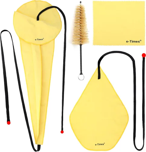 Vista 10 de Kit de limpieza de flauta, juego de cuidado de flauta, varilla de limpieza de flauta con 4 paños de limpieza de flauta, juego de cuidado