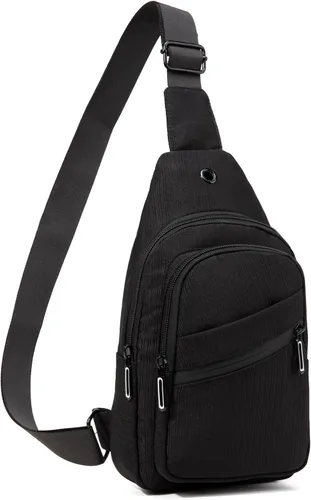 Vista 18 de EVANCARY - Mochila pequeña tipo bandolera para mujeres y hombres, mochila de pecho tipo bandolera para viajes, senderismo y actividades al aire libre