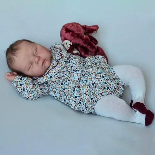 Vista 2 de iCradle Muñecas de bebé Reborn de 20 pulgadas, de vinilo, silicona para dormir, prematuros, recién nacidos, bebés recién nacidos, suaves, realistas