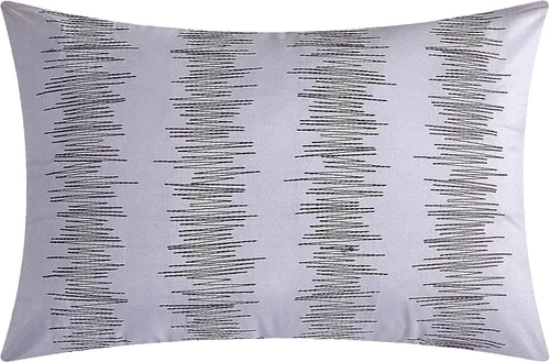 Vista 3 de Chic Home Dominic - Juego de edredón reversible en una bolsa, tamaño Queen (4 piezas), ropa de cama de microfibra con estampado geométrico