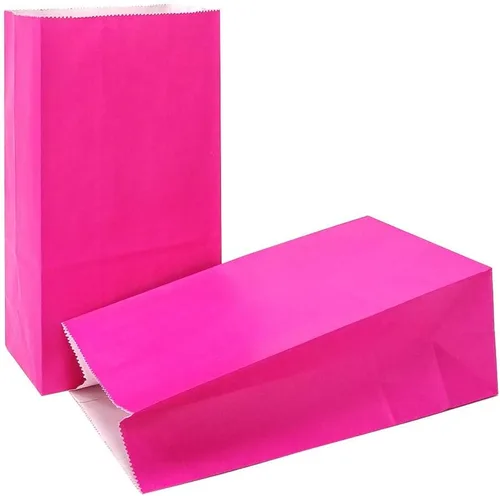 Vista 12 de Bolsas de papel negras mini KEYYOOMY, bolsas negras de fiesta para regalos, pequeña bolsa de papel para favores de fiesta, bolsa de papel