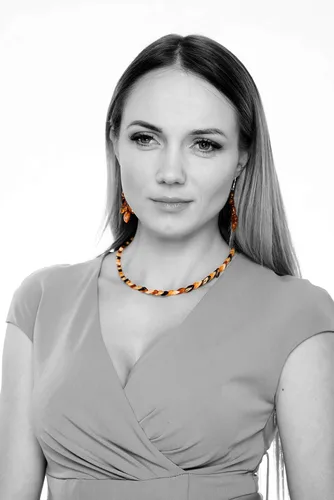 Vista 5 de AMBERAGE Collar de ámbar báltico natural para adultos, Ámbar