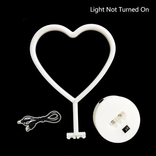 Vista 58 de Letrero de neón de amor para dormitorio, USB o batería, luz de neón para pared, luz de neón LED como letreros de pared de neón para niñas, letrero