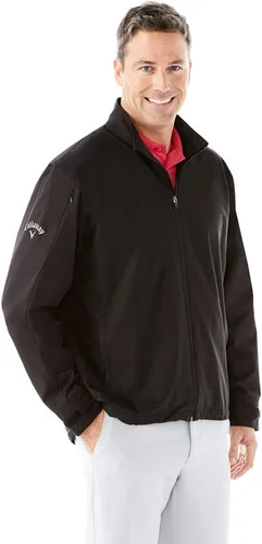 Vista 3 de Callaway Men's Long Sleeve Opti-Repel Full-Zip Wind Jacket