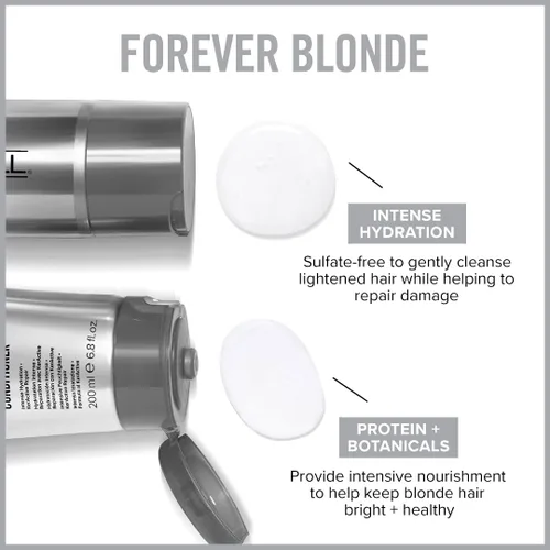 Vista 4 de Paul Mitchell Forever Blonde Conditioner, Repairs + Deeply Hydrates, Ideal For Bleached + Lightened Hair