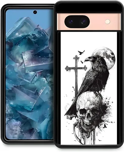 Vista 8 de Funda compatible con Google Pixel 8A, diseño de oso de bosque de otoño, diseño increíble a prueba de golpes, antiarañazos, carcasa trasera de Oso