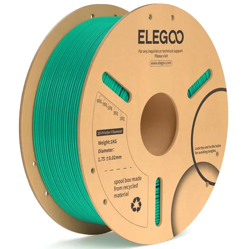 Vista 39 de ELEGOO Paquete de filamento PLA Plus negro 10KG, filamento para impresora 3D PLA+ resistente de 1.75mm precisión dimensional +/- 0.02mm, paquete