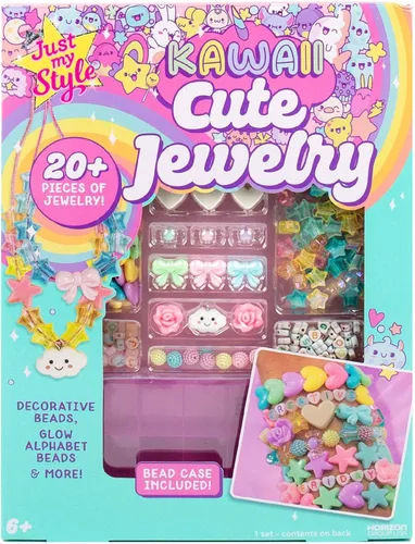 Vista 10 de Just My Style ABC Beads by Horizon Group Usa, más de 1000 dijes y cuentas, dijes del alfabeto, cuentas semilla de acento, cordón de cera