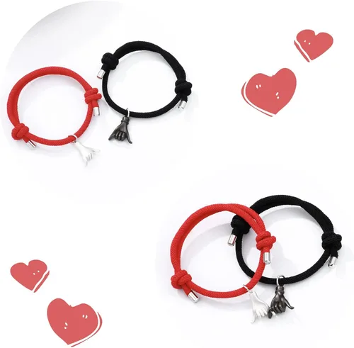 Vista 3 de Collar con colgante de corazón de acero inoxidable para parejas con llave de bloqueo de corazón a juego para enamorados, regalo de compromiso