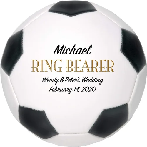 Vista 12 de Balón de fútbol personalizado, regalo de boda, padrino de boda, padrino de boda, padrino, dama de honor, regalo de recuerdo de portador de anillos