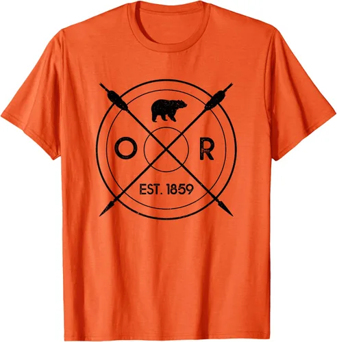 Vista 56 de Oregon Beaver State Bear OR Est. 1859 - Camiseta de regalo, gris, S