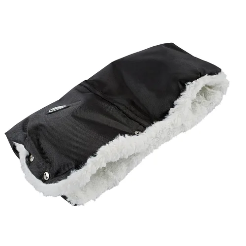 Vista 3 de Baby Jogger Orejera de mano para cochecito de felpa SP11, color negro