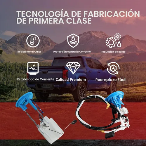 Vista 6 de Conjunto de módulo de bomba de combustible eléctrica compatible con Volkswagen, Audi