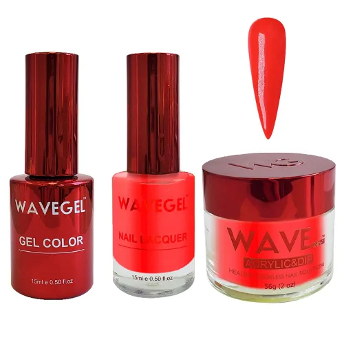 Vista 37 de WAVEGEL - Juego de gel de remojo, laca de uñas y polvo acrílico y polvo de inmersión a juego - Colección Queen - #001 Negro sedoso