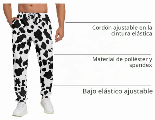 Vista 4 de Sweatpants for Men 3D Printed Pants Joggers Pant Drawstring Sports Pants with 2 Side Pockets Estilo 1