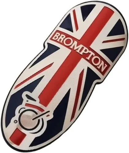 Vista 8 de Brom-ptons - Calcomanías de aluminio para cabeza de bicicleta, calcomanías para BMX, marco frontal de bicicleta, accesorios de ciclismo de vapor