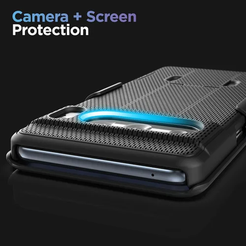 Vista 3 de Encased Funda para cinturón compatible con Pixel 8 Pro con clip de funda y soporte (8 Pro)