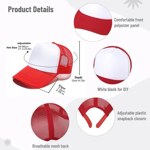 Vista 6 de Gorra de entrenamiento para hombres y mujeres, gorra de béisbol ajustable para correr Rt-amygreen