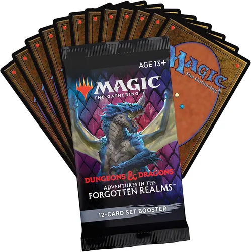Vista 4 de Magic: The Gathering Adventures in The Forgotten Realms Set Booster Box, 30 paquetes, para mayores de 13 años