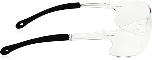Vista 3 de Radians RS1-10 Rad-Sequel - Gafas ligeras con punta de goma con lente transparente, talla única