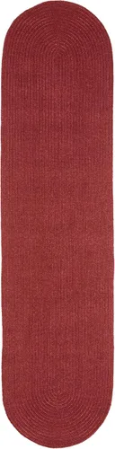 Vista 46 de BNM - Alfombra ovalada bohemia para interiores y exteriores con patrón trenzado sólido, perfecta para patio trasero, patio, oficina, sala de estar