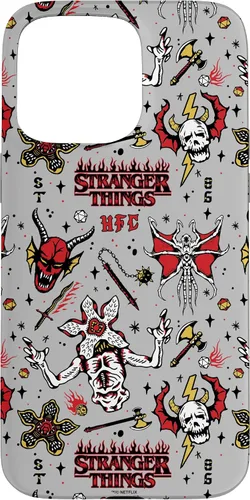 Vista 31 de Stranger Things Demogorgon Hellfire Club - Funda con patrón para iPhone 17