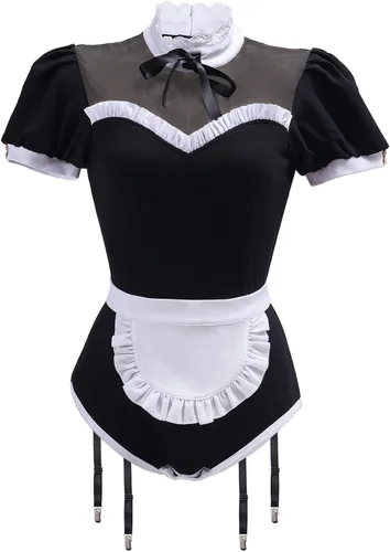 Vista 5 de Littleforbig Mono de Algodón Mono Pijama - Traje de Maid