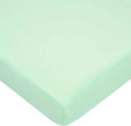 Vista 13 de American Baby Company - Sábana bajera ajustable de tejido de punto suave y transpirable 100% algodón, sábanas de practicuna, Estrellas azules