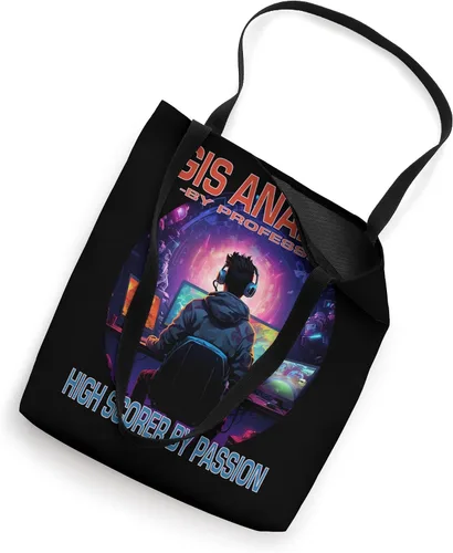Vista 2 de GIS Analyst Funny Gamer - Fun Pun Gaming Tote Bag