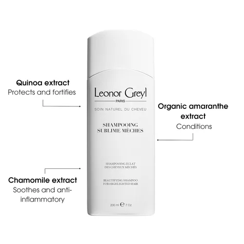 Vista 5 de Leonor Greyl Paris - Shampooing Sublime Meches - Champú específico para cabello resaltado - Champú limpiador natural vegano (7 Oz)