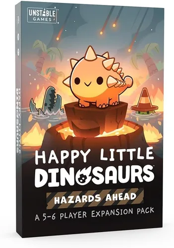 Vista 4 de Unstable Games - Happy Little Dinosaurs: Paquete de expansión para 5-6 jugadores - Lindo juego de cartas para niños, adolescentes y adultos - ¡Evita