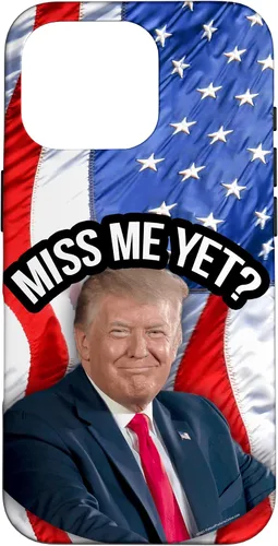 Vista 20 de iPhone 16 Anti-Biden Donald Trump Miss Me Yet Funny Political 2024 Case
