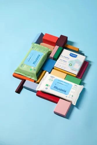 Vista 5 de Mustela Baby Home Toallitas limpiadoras compostables – Para la cara, el cuerpo y el área del pañal – 99% de ingredientes de origen natural y fibras