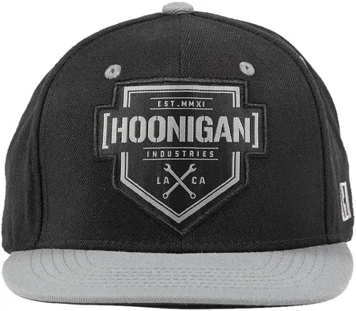 Vista 4 de Hoonigan Bracket X Logo Snapback Hat negro / negro
