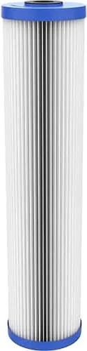 Vista 2 de Pentair Pentek R30-20BB Big Blue Filtro de Agua para Sedimentos, Cartucho de Filtro de Poliéster Plisado para Toda la Casa, 20" x 4.5", 30 Micrón