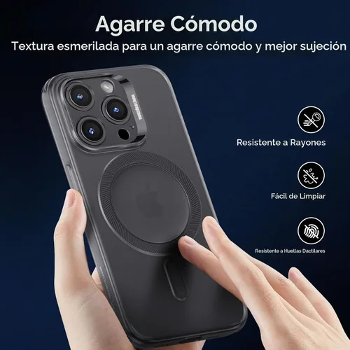 Vista 8 de ESR Funda para iPhone 13 Pro, Compatible con MagSafe, Protección de Grado Militar, Resiste el Amarillamiento y los Arañazos, Funda Magnética