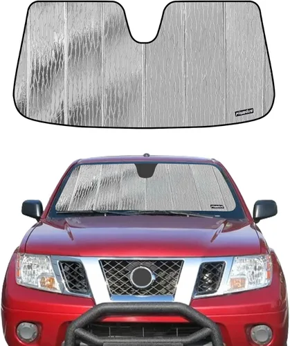Vista 11 de Pigenius Parasol para parabrisas para Nissan Frontier 2005-2021, Xterra 2005-2015, para Suzuki Equator 2009-2012 - Salvaguarda