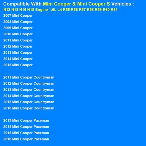 Vista 6 de Filtro de aceite, repuesto 11427622446 compatible con Mini Cooper y Mini Cooper S - Mini Cooper 2007-2015, Mini Cooper Countryman 2011-2016, Mini